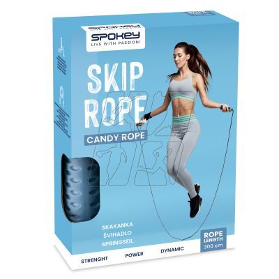 8. Spokey Candy Rope SPK-943630 ball-bearing skipping rope