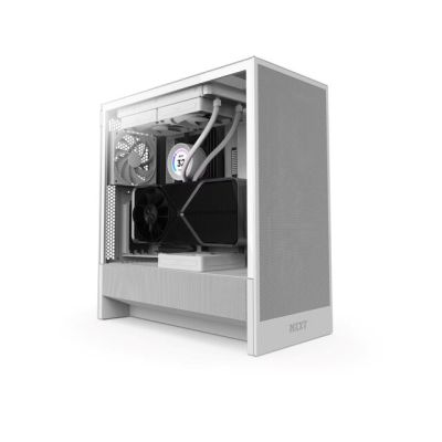 23. NZXT H5 FLOW MIDI TOWER CASE WITH WINDOW WHITE