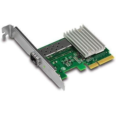 Network card - PCIe 2.0 x4 Low Profile - 10 Gigabit SFP+ - TRENDnet TEG-10GECSFP