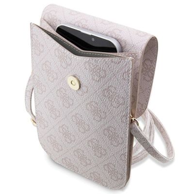 4. Guess 4G Stripe handbag - pink
