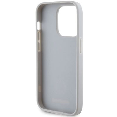 7. Guess Strass Metal Logo case for iPhone 15 Pro - silver
