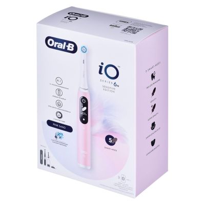 15. Oral-B iO Series 6 Pink Sand Toothbrush