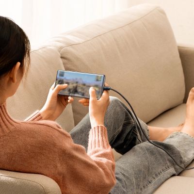 10. Baseus Dynamic Series USB cable - USB Type C 100W 1m gray (CALD000616)