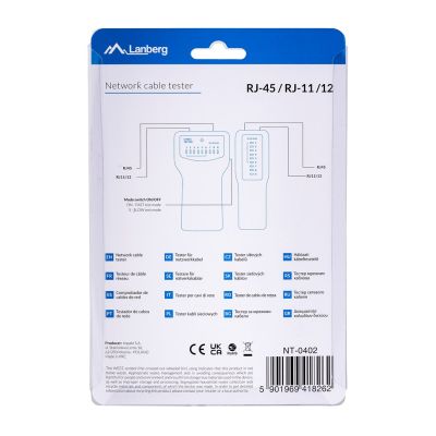 4. Lanberg NT-0402 cable tester