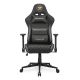 COUGAR CGR-A2F-GLB Universal Gaming Chair with Padded Upholstered Seat, Black, Gold