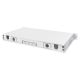 5. FO patch panel without faceplate 19'' 1U, sliding, PG13.5 and PG16 gland, ties/holders, gray