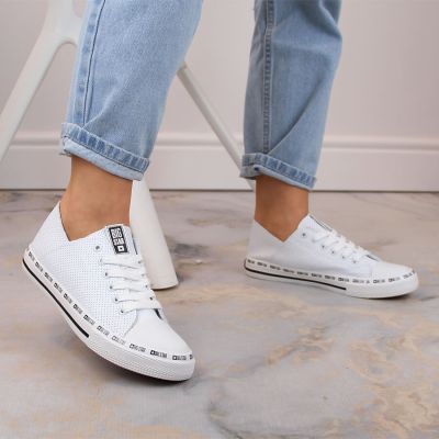 11. Big Star W FF274024 openwork low sneakers white