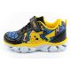 2. Leomil children's sports shoes Pokemon sneakers lightweight with velcro LED black yellow