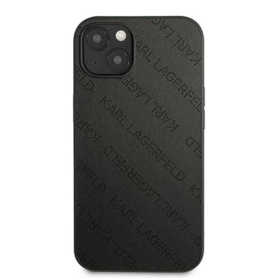 3. Karl Lagerfeld KLHCP13SPTLK iPhone 13 mini 5,4 "hardcase black / black Perforated Allover