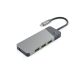 10. GREEN CELL HUB USB-C ADAPTER GC CONNECT 7IN1 (3XUSB 3.1, HDMI 4K 60HZ, USB-C PD 85W, MICROSD/SD)