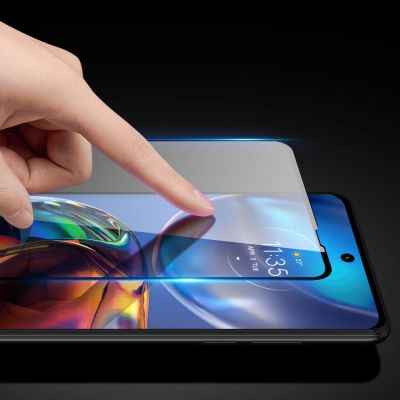 9. Dux Ducis 10D Tempered Glass 9H full screen tempered glass with frame Motorola Moto E32 black (case friendly)
