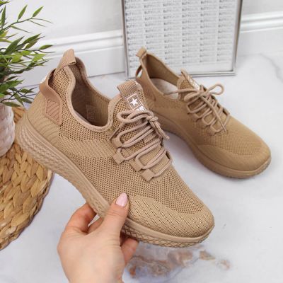 NEWS W EVE268A beige sports shoes 