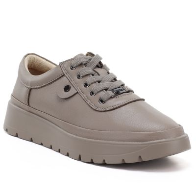 Comfortable beige women's leather shoes Vinceza 79367