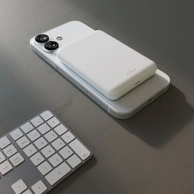 5. Puro Power Mag Power Bank 5000mAh 20W Power Delivery USB-C - White