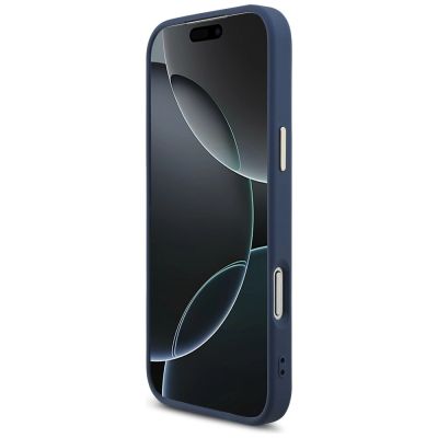 5. Guess 4G Big 4G Classic Logo Case for iPhone 18 Pro Max / 17 Pro Max - Blue and Gold
