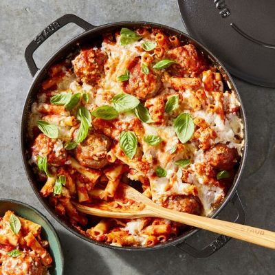 9. STAUB 40511-472-0 Deep Frying Pan with Lid - Black 28 cm