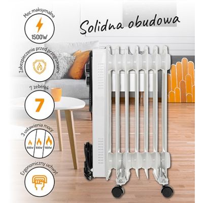 8. Oil Radiator (7 Fins) Adler