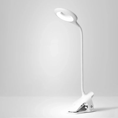 4. Mini Wozinsky Wireless LED Reading Lamp with Clip + USB-C Cable - White