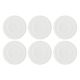 LA PORCELLANA BIANCA BOSCO Set of 6 Salad Plates - White, 21.5 cm
