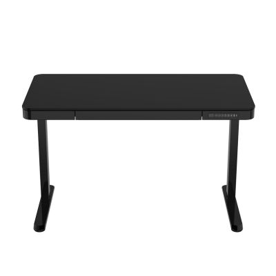5. Activejet ET119W-C Electric Height Adjustable Desk, Black. Tabletop dimensions: 140 x 70 cm.