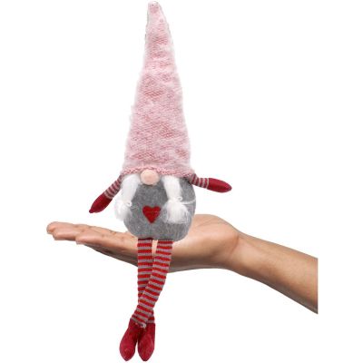 15. MRS. gnome with a fluffy hat 45+36cm