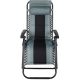 13. FOLDABLE GARDEN DECHAIR MULTIFUNCTIONAL 162X52/65X110CM BLACK AND GREY