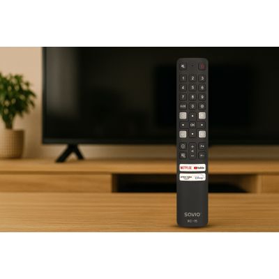 4. SAVIO UNIVERSAL REMOTE CONTROL FOR TV / REPLACEMENT FOR TCL TV - SMART TV RC-15