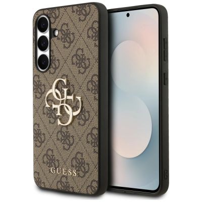 2. Guess Big 4G Classic Logo Case for Samsung Galaxy S25 FE - Brown