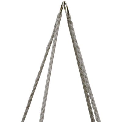 20. OPENWORK HAMMOCK HANGING CHAIR STORK'S NEST 80x60CM ECRU