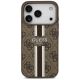 3. Guess 4G Printed Stripes MagSafe case for iPhone 17 Pro - brown