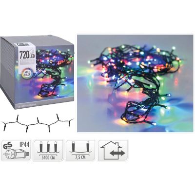 12. CHRISTMAS TREE LIGHTS 720 LED LIGHT CHAIN MULTICOLOR