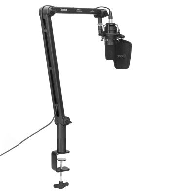 2. Boya BY-BA30 Desktop Microphone Arm with Hidden Cable Management - Black