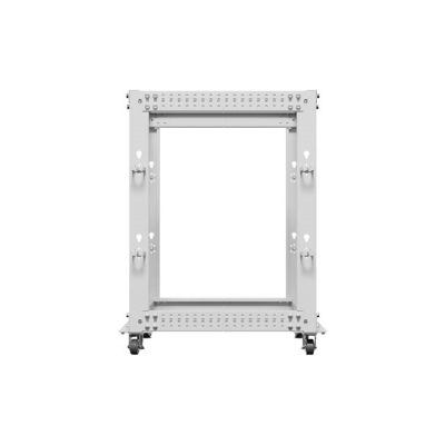 14. LANBERG 19" 15U 600x600-1100 OR01-6115-S rack cabinet adjustable gray