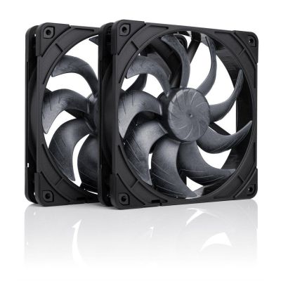 7. NOCTUA 140 mm Fan NF-A14x25 G2 PWM Sx2 PP chromax black