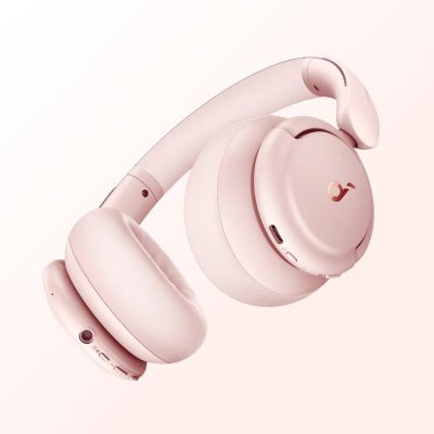 3. Anker Soundcore Life Q30 A3028051 Pink On-Ear Headphones