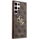 4. Guess 4G Big Metal Logo Case for Samsung Galaxy S24 Ultra - Brown