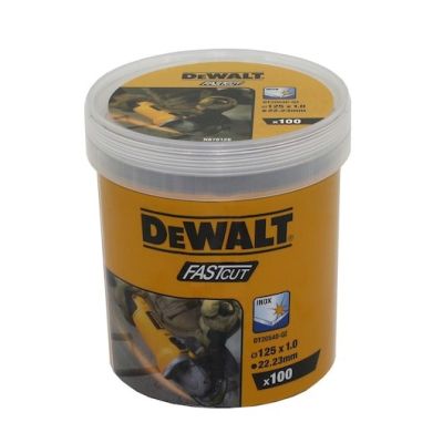 2. METAL DISC 125x1.0mm INOX /100pcs DT2054 .DEWALT