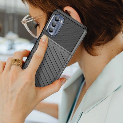 7. Thunder Case for Motorola Moto G62 5G silicone armor case black