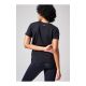 6. CASALL Essential Mesh Detail Tee Black