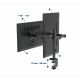 4. GEMBIRD ADJUSTABLE DESK ARM/MOUNT FOR 2 MONITORS 17-32, VESA 100X100MM, UP TO 9 KG