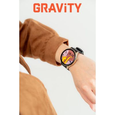 2. Smartwatch Gravity Gold Strap + Bracelet GT11-1