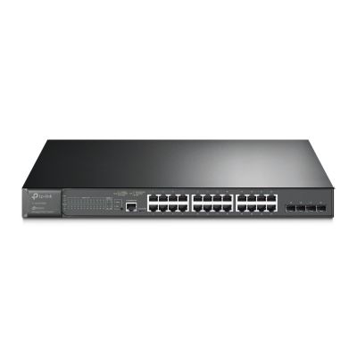 2. TP-Link JetStream TL-SG3428MP Managed Network Switch L2+ Gigabit Ethernet (10/100/1000) PoE Support 1U Black