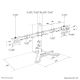 8. Neomounts DS45-600BL2 monitor mount/stand for monitors up to 81.3 cm (32"), Desk, Black
