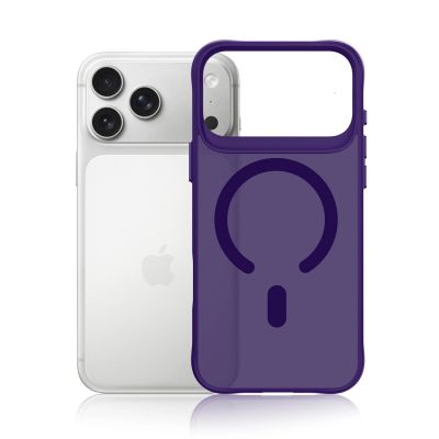 2. 3mk Smoke MagCase for iPhone 17 Pro - Purple-Translucent