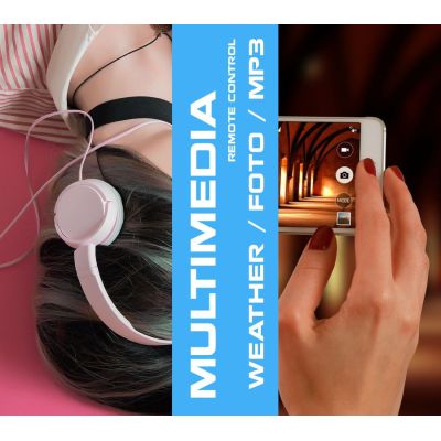 11. Rubicon RNCE99 Black Metal + Silicon Smartwatch SMARUB194