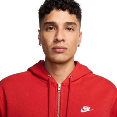 3. Nike Club BB FZ Hoodie Men's Red FN3861 657