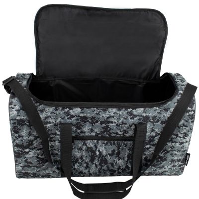 5. FITNESS/TRAVEL BAG A3032 BLACK CAMOUFLAGE SEMI LINE