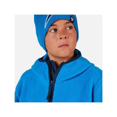6. ROSSIGNOL JR ALLTRACK ANORAK FLEECE children's sweatshirt blue