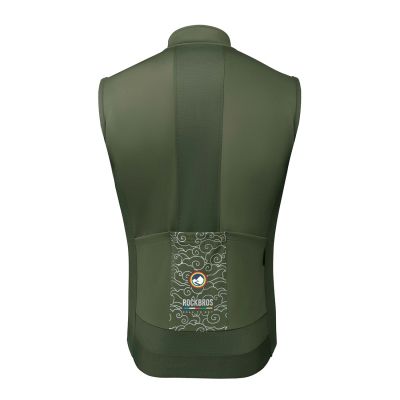 3. Rockbros TLMJ002 ROAD TO SKY insulated windproof vest M - green