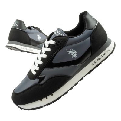 US Polo Assn sports shoes sneakers men's fashionable comfortable gray